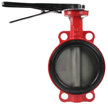 Затвор дисковый поворотный ABRA Ду300 Ру16 BUV-VF866D, межфланцевый, корпус - чугун, диск - нержавеющая сталь, рукоятка, EPDM в Челябинске