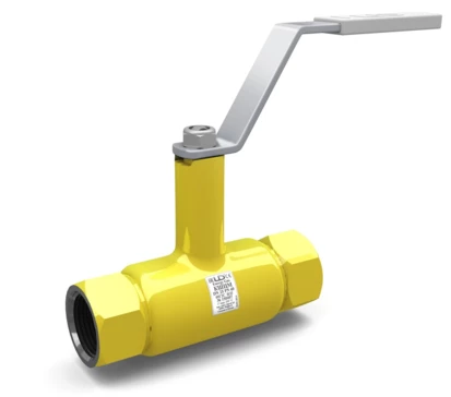 Кран шаровый резьбовой LD КШЦМ Gas 050.040.Н/П.02. стальной ст 20 Ду50 Ру40 МПа в Челябинске