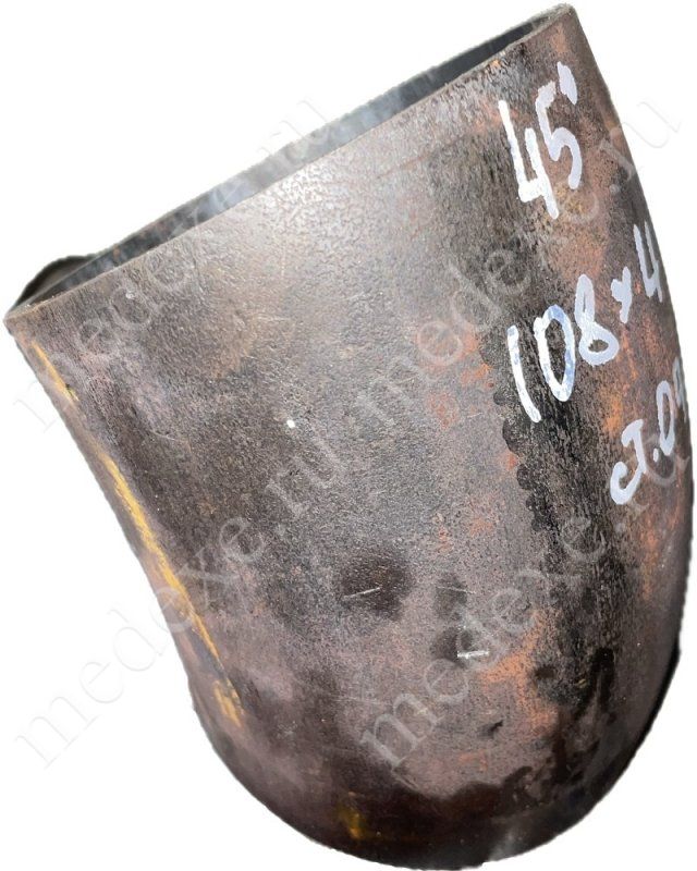 Отвод 45-108х4 ст.09г2с 45 град. 2 исп. ГОСТ 17375-2001 МС01 в Челябинске