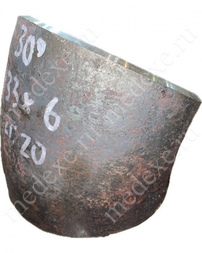 Отвод 45-57х5 ст.09г2c 45 град. 2 исп. ГОСТ 17375-2001 МС01 в Челябинске